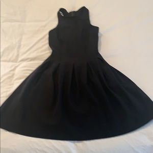 Lululemon Black Neoprene Mini Dress